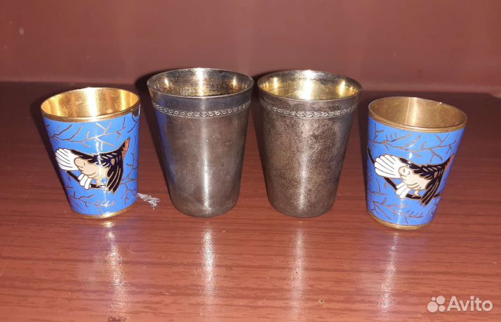 Стопки мельхиоровые