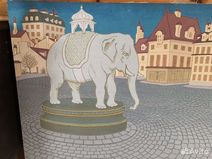 Киселëв В.С Картина Гаврош м/х 100х60