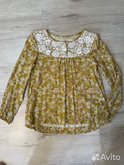 Блузка hm для девочки 134 размер