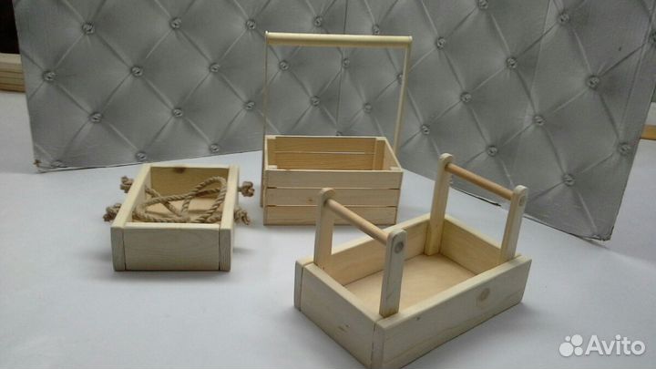 Ящики деревянные (эко ) для подарков, цветов и др