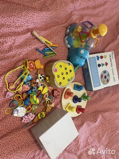 Набор развивающих деревянных игрушек