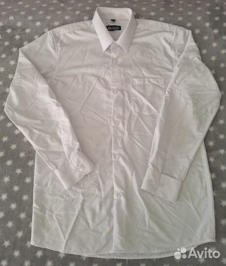 Рубашки школьные пакетом для мальчика 146 152