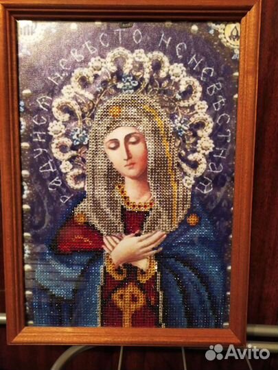 Икона алмазная вышивка