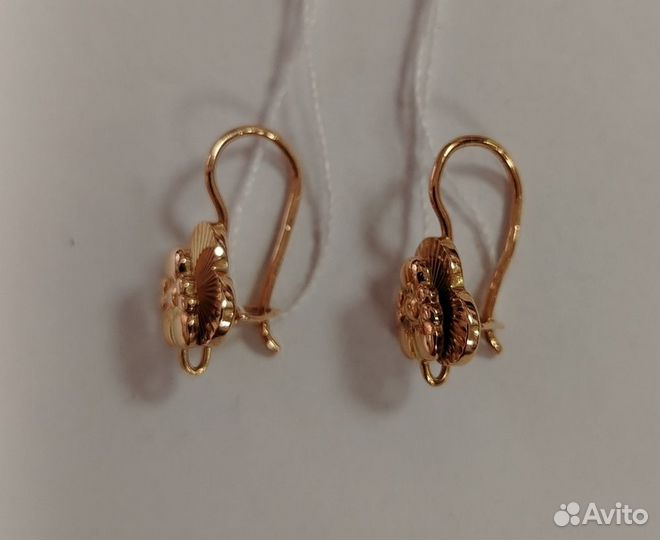 Золотые серьги