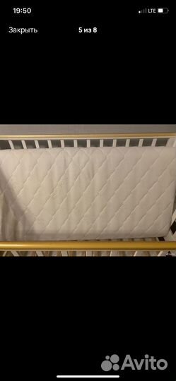 Матрас в детскую кроватку 120 на 60