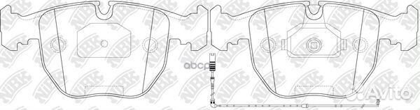 Тормозные колодки дисковые BMW 8(E31) 90- PN040