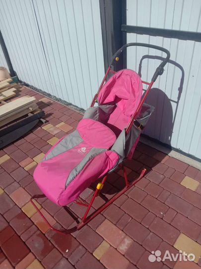 Коляска санки