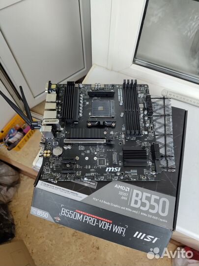 MSI B550M PRO-VDH wifi / материнская плата AM4