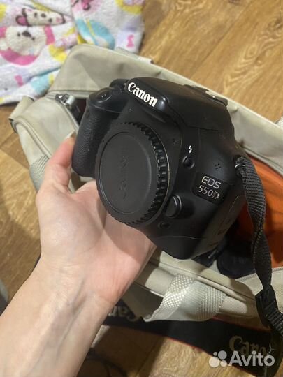 Зеркальный фотоаппарат canon 550d 2 объектива