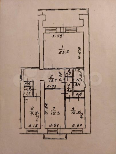 3-к. квартира, 98,6 м², 6/10 эт.