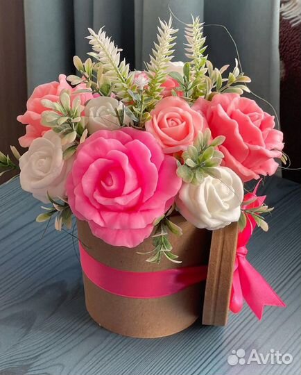 Букет из мыла ручной работы