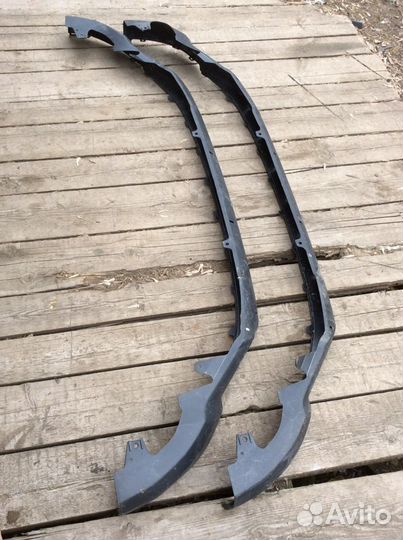 Юбка переднего бампера toyota rav 4