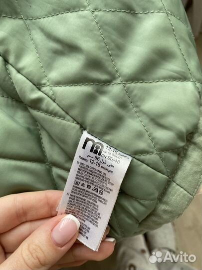 Куртка-парка для девочки Mothercare 86 демисезон