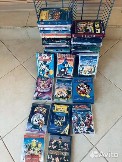 Видеодиски DVD - мультфильмы для детей