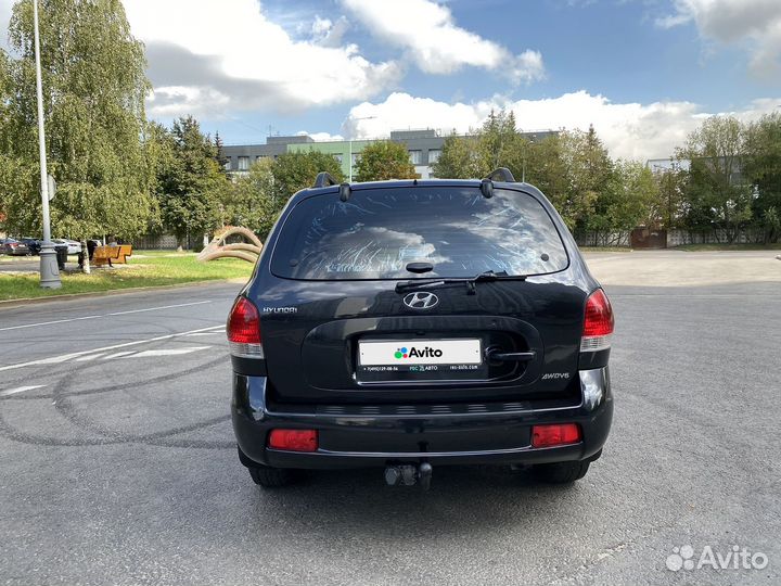 Hyundai Santa Fe 2.7 AT, 2007, 217 400 км