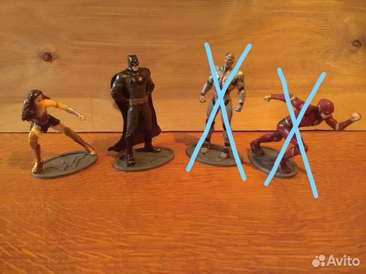 Фигурки из Burger King. Лига Справедливости