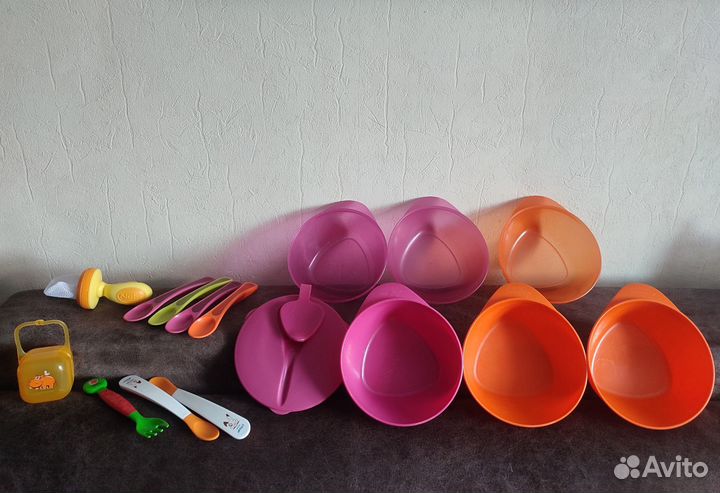 Фирменная посуда для малышей, контейнеры Avent