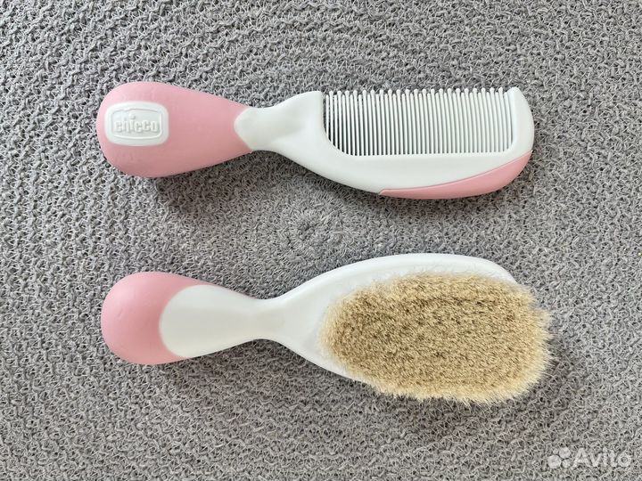 Chicco Щетка и расческа натуральная