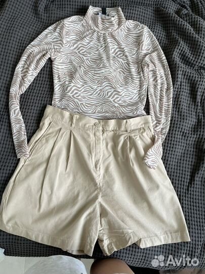 Шорты zarina + боди primark