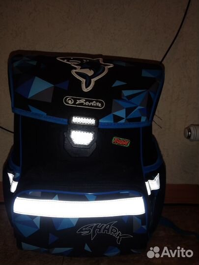 Ранец/рюкзак для мальчика herlitz shark б/у