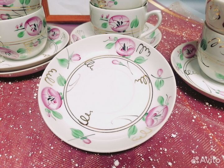 Чайный сервиз Вербилки СССР