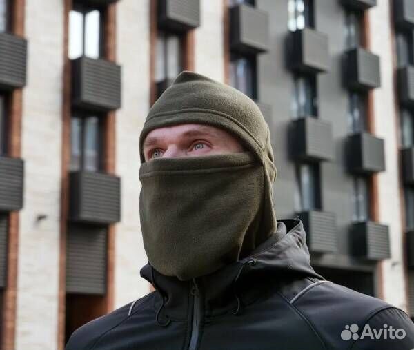 Балаклава военная зимняя, флисовая шапка