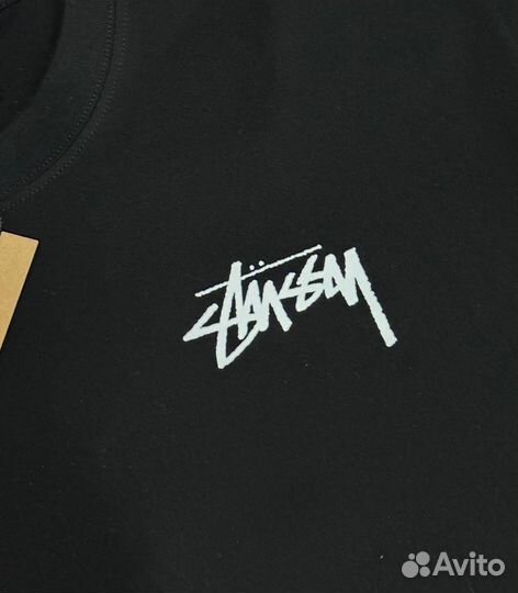 Футболка Stussy Low Tide Black Оригинал