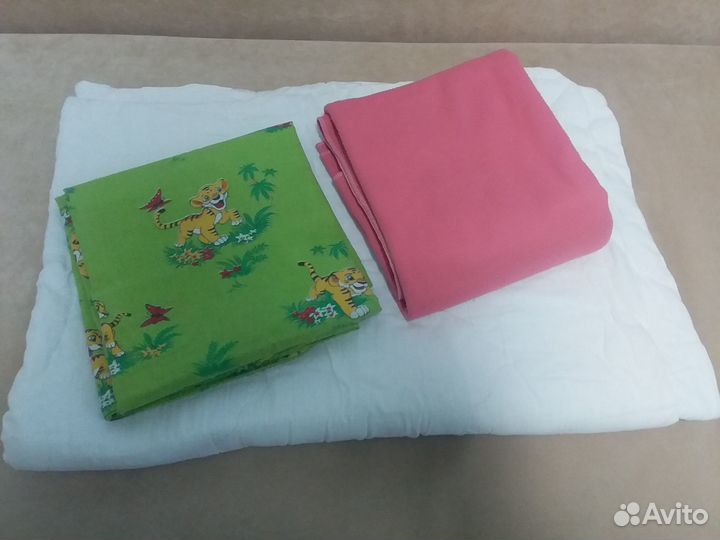 Одеяло детское+ плед+ пододеяльник
