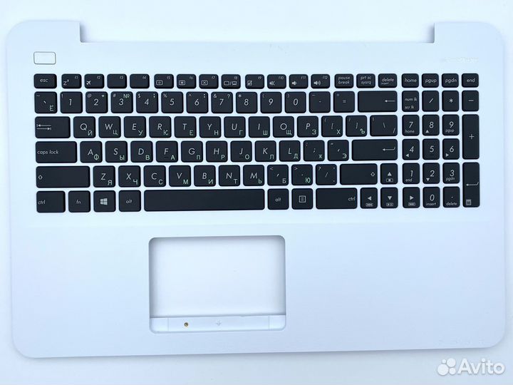 Топкейс (клавиатура) для ноутбука Asus X555 белый