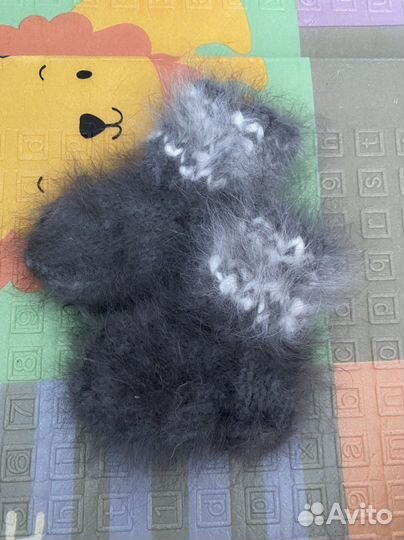 Пуховые носочки для малыша