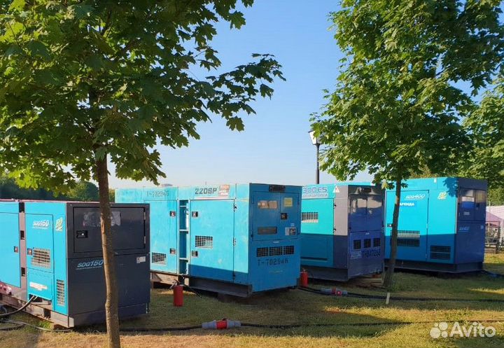 Аренда дизельного генератора от 8 до 1000 кВт