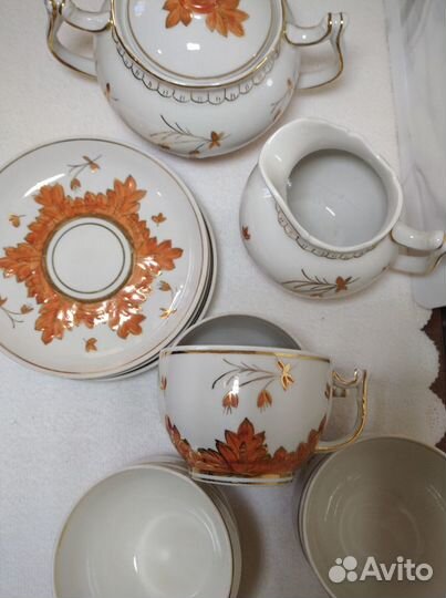 Чайный сервиз вербилки СССР