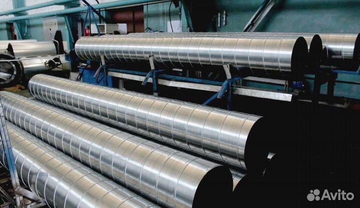 Спирально-навивной воздуховод/вентиляция