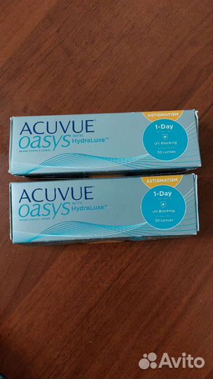 Линзы acuvue oasys for Astigmatism
