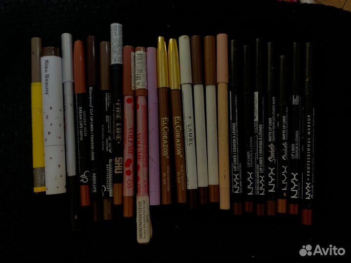 Гелевые карандаши для губ и глаз маркер для бровей