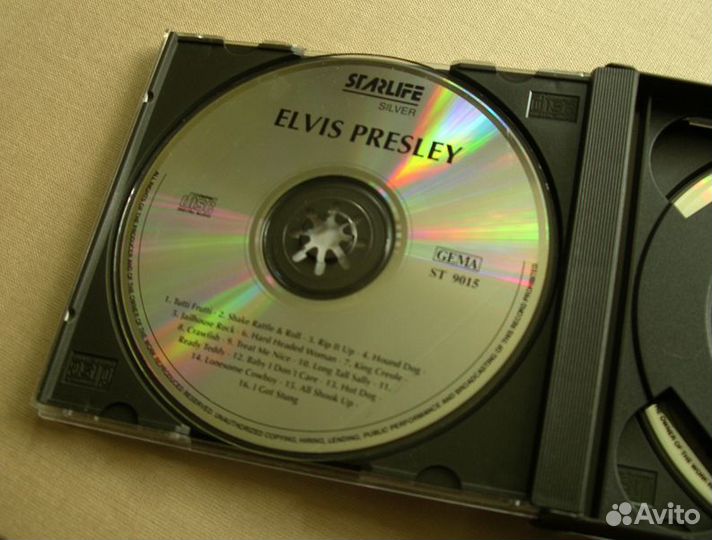 Elvis Presley двойной фирменный CD