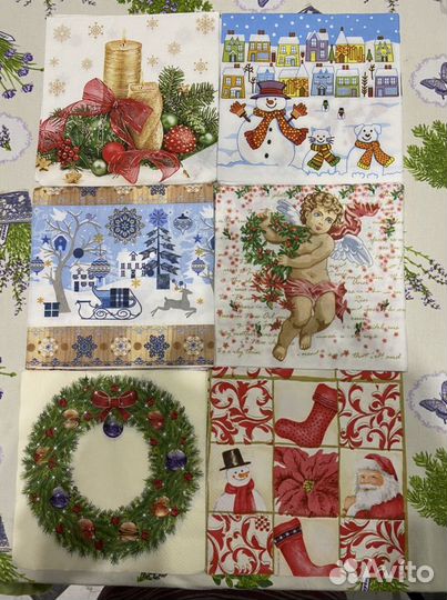 Салфетки для декупажа 7 руб за штуку