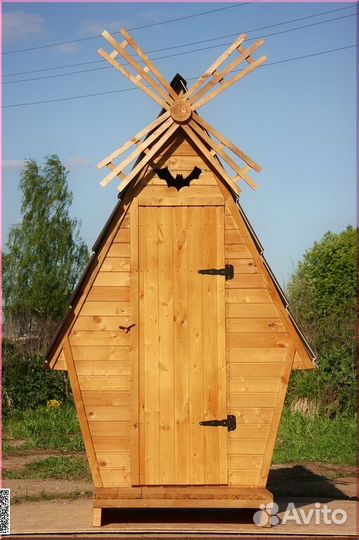 Дачный туалет с установкой HME560