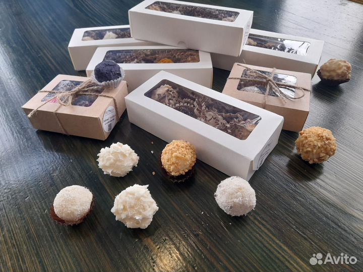 Сырные трюфели, конфеты ручной работы