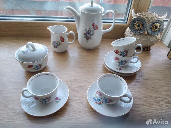 Набор посуды ГДР Кахла фарфор