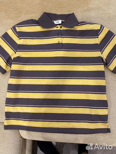 Поло полоска lime полоска