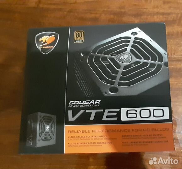 Блок питания cougar vte 600