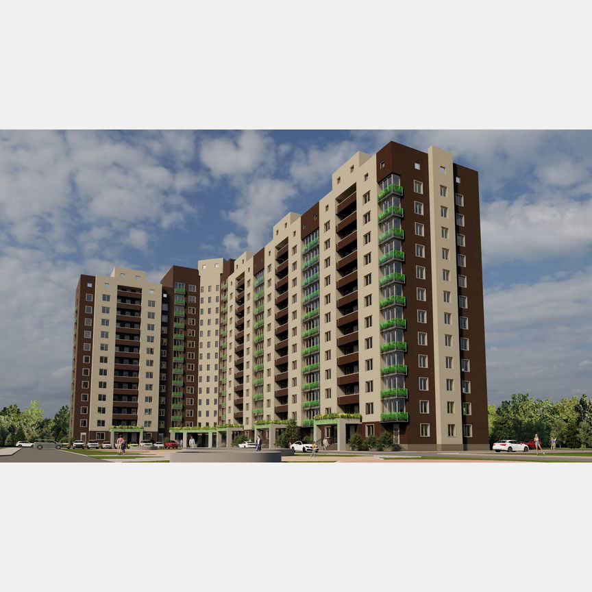 3-к. квартира, 121,5 м², 3/14 эт.