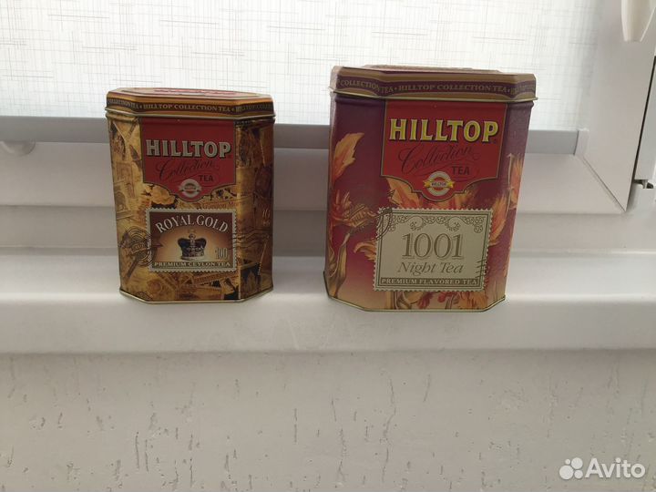 Жестяные банки для чая