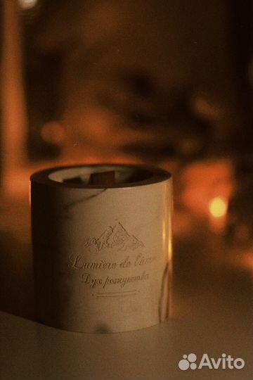 Ароматическая свеча ручной работы