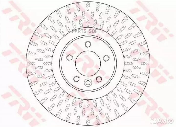 Диск торм Range Rover IV RR Sport DF6508S