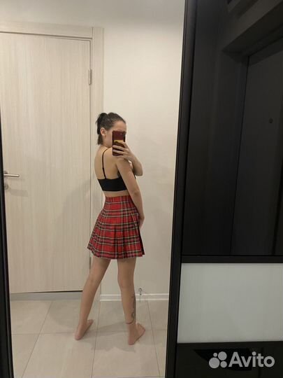 Юбка женская в клетку