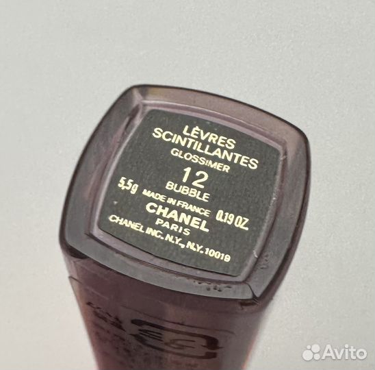 Chanel блеск для губ 12 bubble