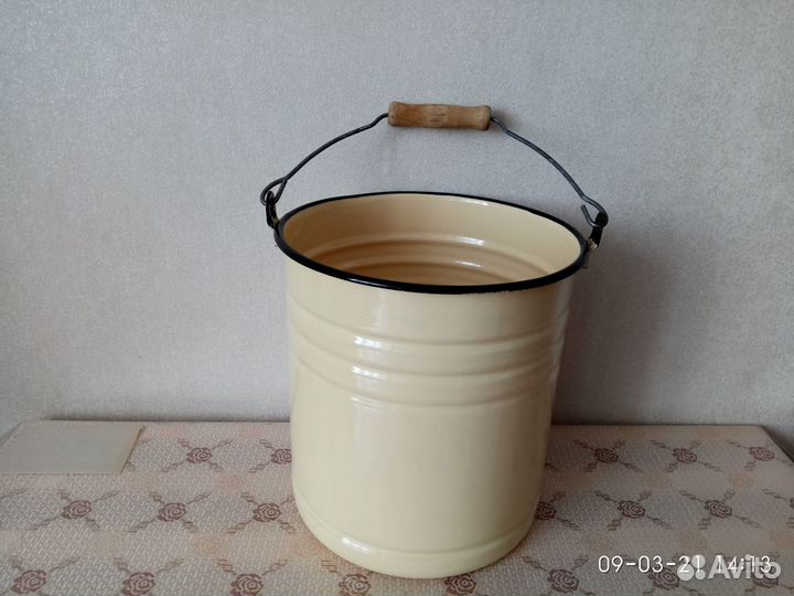 Ведро эмалированное