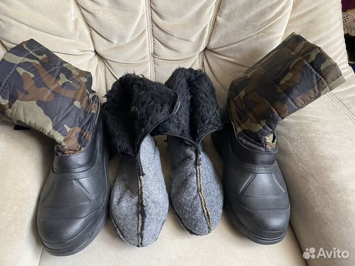 Ботинки для рыбалки, охоты. Размер 43-44